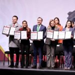 Evelyn Salgado acompaña a Claudia Sheinbaum en histórico Encuentro Nacional Municipalista