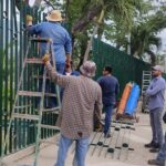 Avanzan los trabajos de rehabilitación del Parque Papagayo en Acapulco