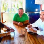 Reunión con el secretario general de la sección 14 del Sindicato Nacional de Trabajadores de la Educación