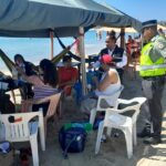 Realiza SSP Guerrero jornada de Proximidad Social en las playas de Acapulco.