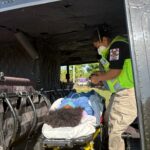 Realiza la SSGt raslado aéreo para atención especializada este viernes