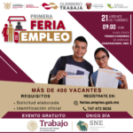 Llega la Feria de Empleo Chilpancingo 2025 con más de 400 vacantes