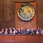 Evelyn Salgado acompaña a Sheinbaum en la conmemoración del 108° Aniversario de la Constitución Mexicana de 1917