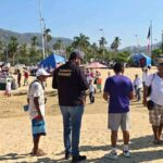 Realizan jornada de limpieza en playas de Acapulco