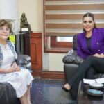 La gobernadora Evelyn Salgado Pineda, sostuvo una reunión de trabajo con la subsecretaria de Desarrollo Democrático