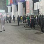 Continúan brindando seguridad al interior y exterior, entradas y salidas del recinto de la Feria de la Bandera 2025