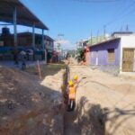 El gobierno de Guerrero realiza obras de drenaje y agua potable en Las Vigas