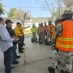 Autoridades estatales y municipales intensifican acciones para extinguir incendio forestal en Iguala