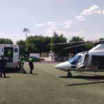 Coordinan Gobierno de Guerrero y la CRUM, traslado aéreo de paciente pediátrico para atención médica integral.