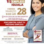 Más oportunidades laborales para Guerrero con la Feria Nacional de Empleo para las Mujeres Iguala 2025