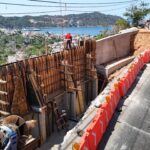 Avanzan los trabajos adicionales a la rehabilitación de la avenida Escénica en Acapulco