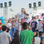La gobernadora Evelyn Salgado celebra con un festival musical y regalos a niñas y niños de Chilpancingo