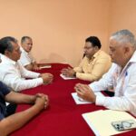 Reunión de trabajo con el secretario general de la Sección 14 del SNTE