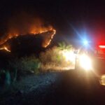 Atención inmediata a un reporte de incendio forestal en la colonia Misiones de Guadalupe