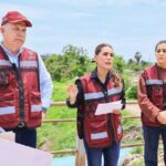 Evelyn Salgado realiza recorrido de supervisión en canales pluviales de Acapulco