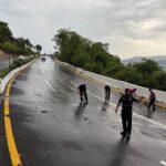 Continúa operativo vial en la avenida Escénica de Acapulco por elementos de Tránsito Estatal