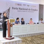 Evelyn Salgado y la subsecretaria de Empleo federal, Quia Chávez Domínguez, ofertan más de mil vacantes en la Feria Nacional del Empleo Acapulco