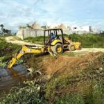 Capaseg realizó el retiro del taponamiento del canal natural de la colonia Robles Catalán