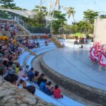 Evelyn Salgado ofreció una tarde cultural al escuadrón de entrenamiento del Japón, en el parque Papagayo 