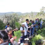 Realiza el gobierno estatal campaña de reforestación en la comunidad de Llanos de Tepoxtepec 