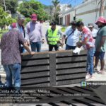 Gobierno del Estado atiende escurrimiento en Playa Icacos de Acapulco 