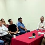 Francisco Rodríguez Cisneros, sostuvo un encuentro con integrantes de la organización Guerrero en Lucha