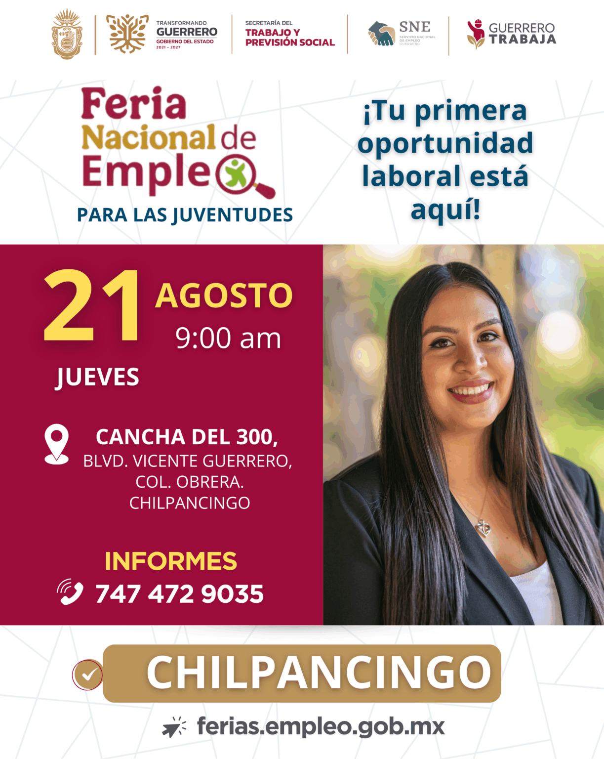 Feria Nacional de Empleo para las Juventudes Chilpancingo 2025 ...