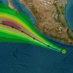 Se forma la Tormenta Tropical “Ivo” frente a las costas de Guerrero
