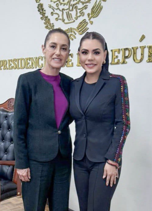 Evelyn Salgado se reúne con Claudia Sheinbaum en sesión de Gabinete de ...