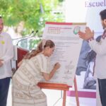 Evelyn Salgado entrega 37 Sistemas de Captación de Agua de Lluvia del programa “Escuelas con Agua”