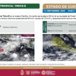 Se formó la Depresión Tropical 13-E frente a las costas de Guerrero