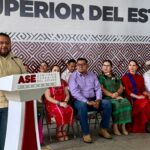 Francisco Rodríguez Cisneros, asistió a la conmemoración con motivo del tercer año de gestión al frente del órgano técnico de fiscalización del Congreso local.