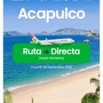 Evelyn Salgado fortalece la conectividad aérea con la nueva ruta Acapulco- Monterrey