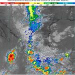 Tres bajas presiones en el Pacífico podrían traer lluvias fuertes a Guerrero