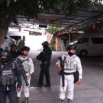 Policía Estatal en coordinación con la Guardia Nacional mantienen presencia en las instalaciones del mercado central y en las bases del transporte público