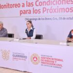 Activa Evelyn Salgado protocolos ante lluvias intensas en Guerrero