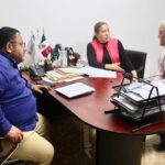 Francisco Rodríguez Cisneros, sostuvo una reunión de seguimiento con la diputada local Leticia Mosso Hernández