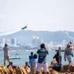 Miles de turistas y residentes se dan cita para disfrutar el Air Show 2025 en Acapulco 