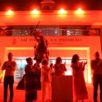 La Casa del Pueblo se ilumina de naranja, en conmemoración del 25 de noviembre