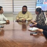 Francisco Rodríguez Cisneros, encabezó una reunión con el secretario del Trabajo y Previsión Social