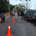 En la colonia Los Ángeles y en las inmediaciones de las instalaciones de la feria, elementos de la Policía Estatal mantienen un despliegue operativo