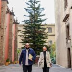 Evelyn Salgado y Ricardo Salinas realizan gestiones en Palacio Nacional de beneficio para Guerrero