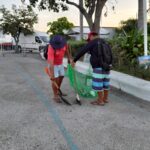 Personal de la Promotora de Playas Acapulco realizó labores de limpieza