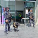 Elementos de la Dirección General de la Policía Montada de la Secretaría de Seguridad Pública realizan recorridos de vigilancia