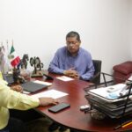 Francisco Rodríguez Cisneros, sostuvo una reunión de trabajo con el delegado de la Secretaría de Gobernación en Guerrero