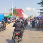 Seguridad y vigilancia en el tianguis de la colonia Emiliano Zapata