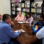 Francisco Rodríguez Cisneros, se reunió con personal de la Dirección General de Gobernación y de la Subsecretaría de Desarrollo Político y Social.