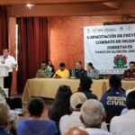 Capacita SEMAREN a brigadas e instituciones para prevenir incendios forestales en Taxco