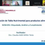 Imparte SEFODECO taller Elaboración de tabla nutrimental para productos alimenticios