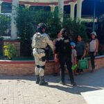 Quechultenango y Mochitlán, como parte de las acciones de presencia territorial y seguridad interinstitucional, elementos de la Policía Estatal de la Secretaría de Seguridad Pública